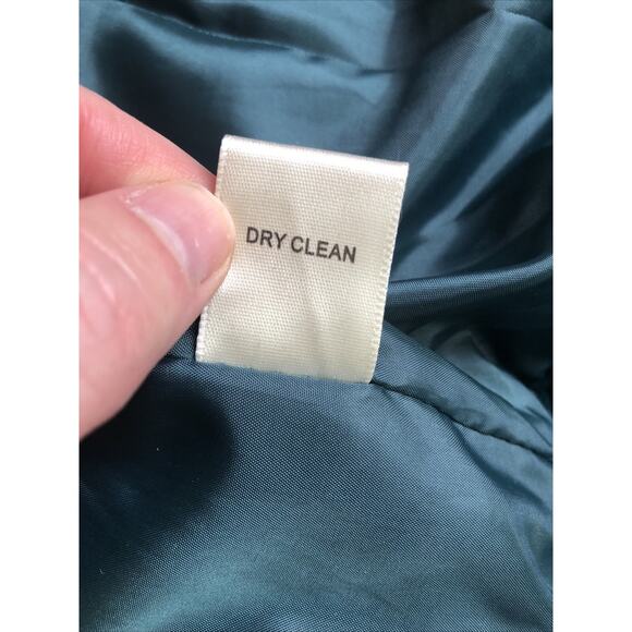 NWOT Outer Edge Green Faux Fur Cropped Jacket Hood Medium Pockets Zipper - Picture 12 of 12